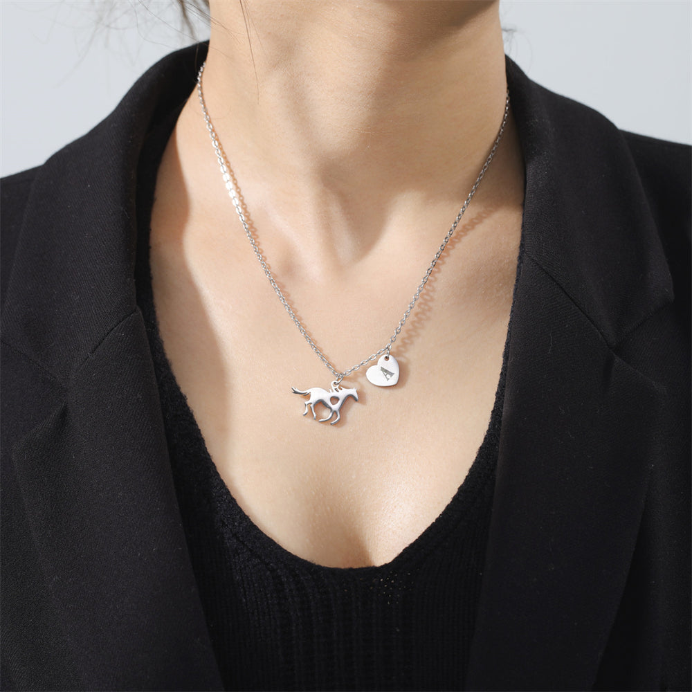 Pendentif cheval personnalisé - Le Petit Fermier