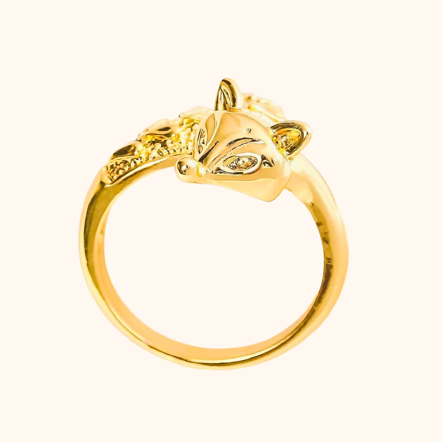 Bague le renard doré