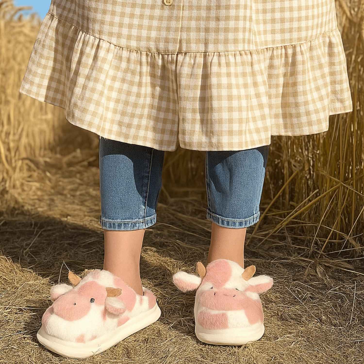 Chaussons vaches LAITFRAISE
