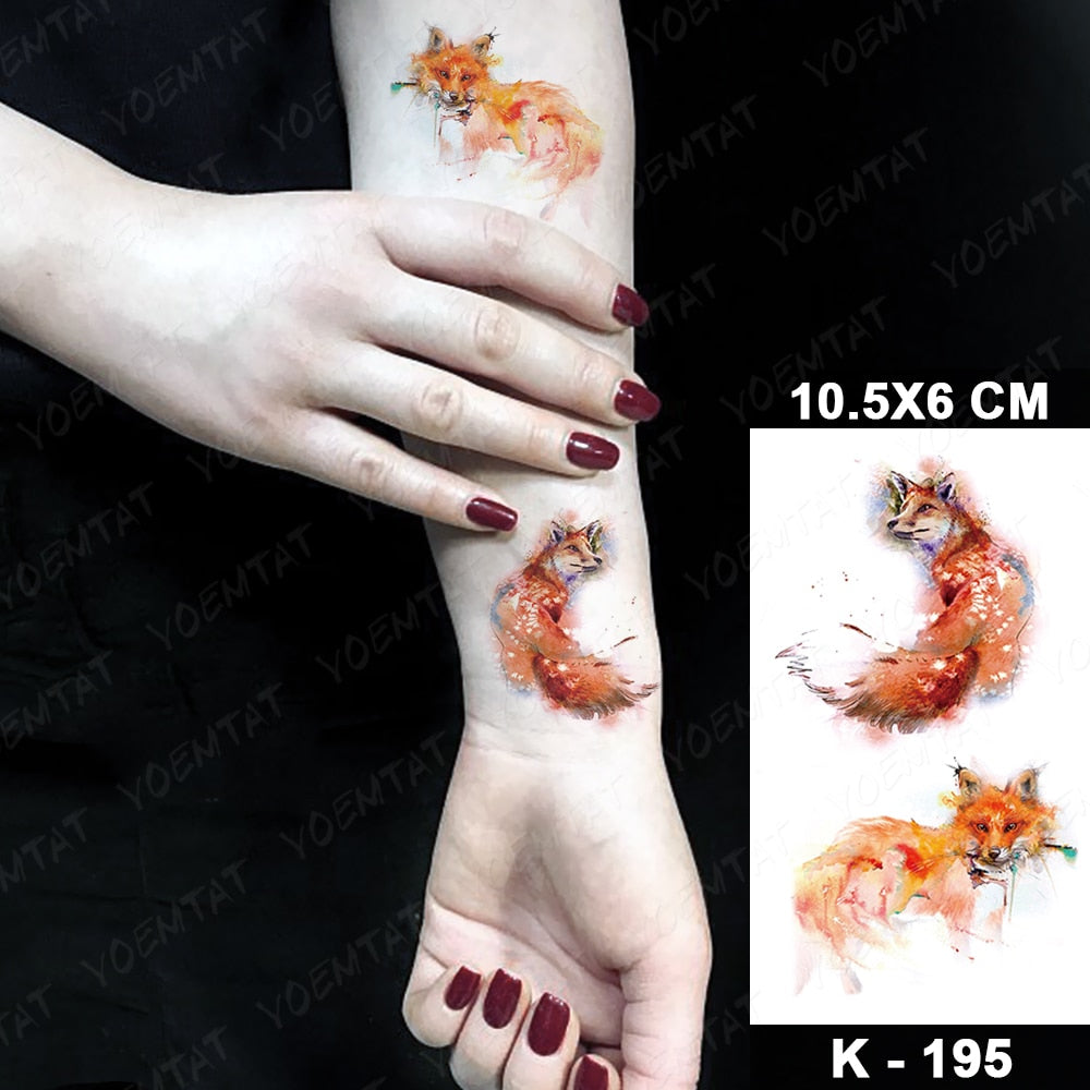 Renard tatouage