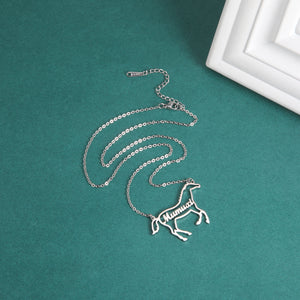 Collier cheval personnalisé - Le Petit Fermier