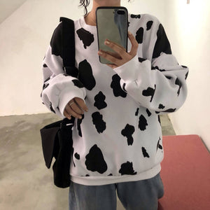 Sweat plaid vache - Le Petit Fermier