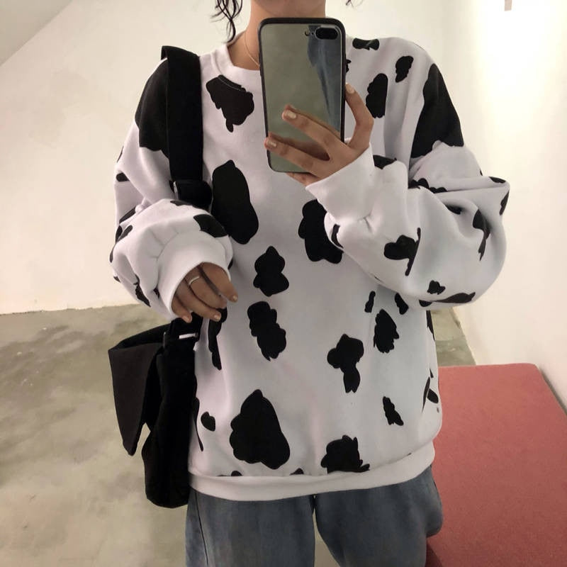 Sweat plaid vache - Le Petit Fermier