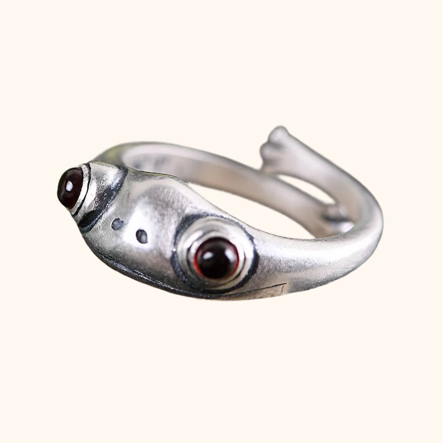 Bague grenouille drôle