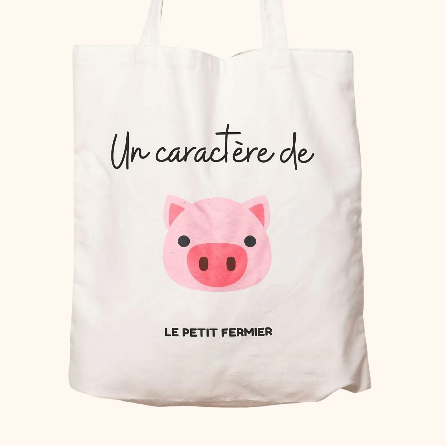 Tote Bag Un caractère de cochon