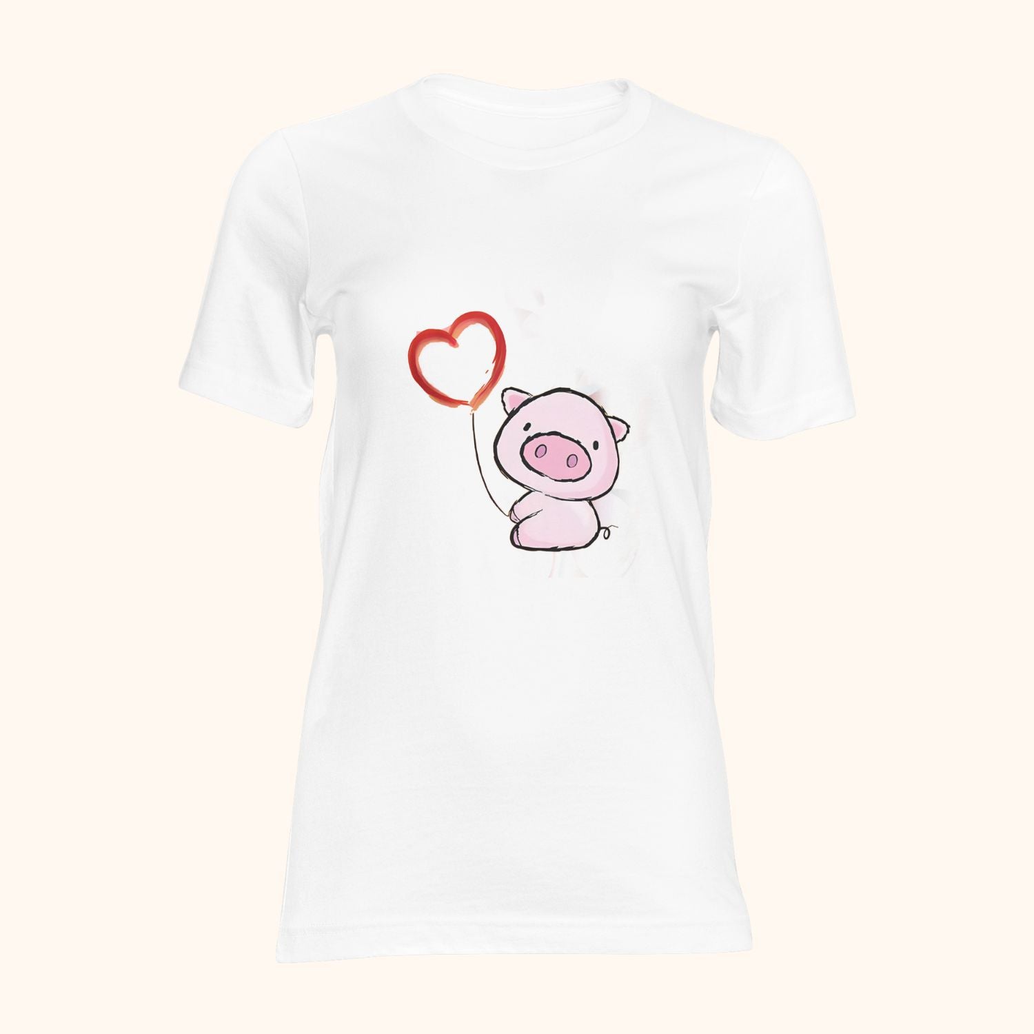 T-shirt le cochon et son ballon