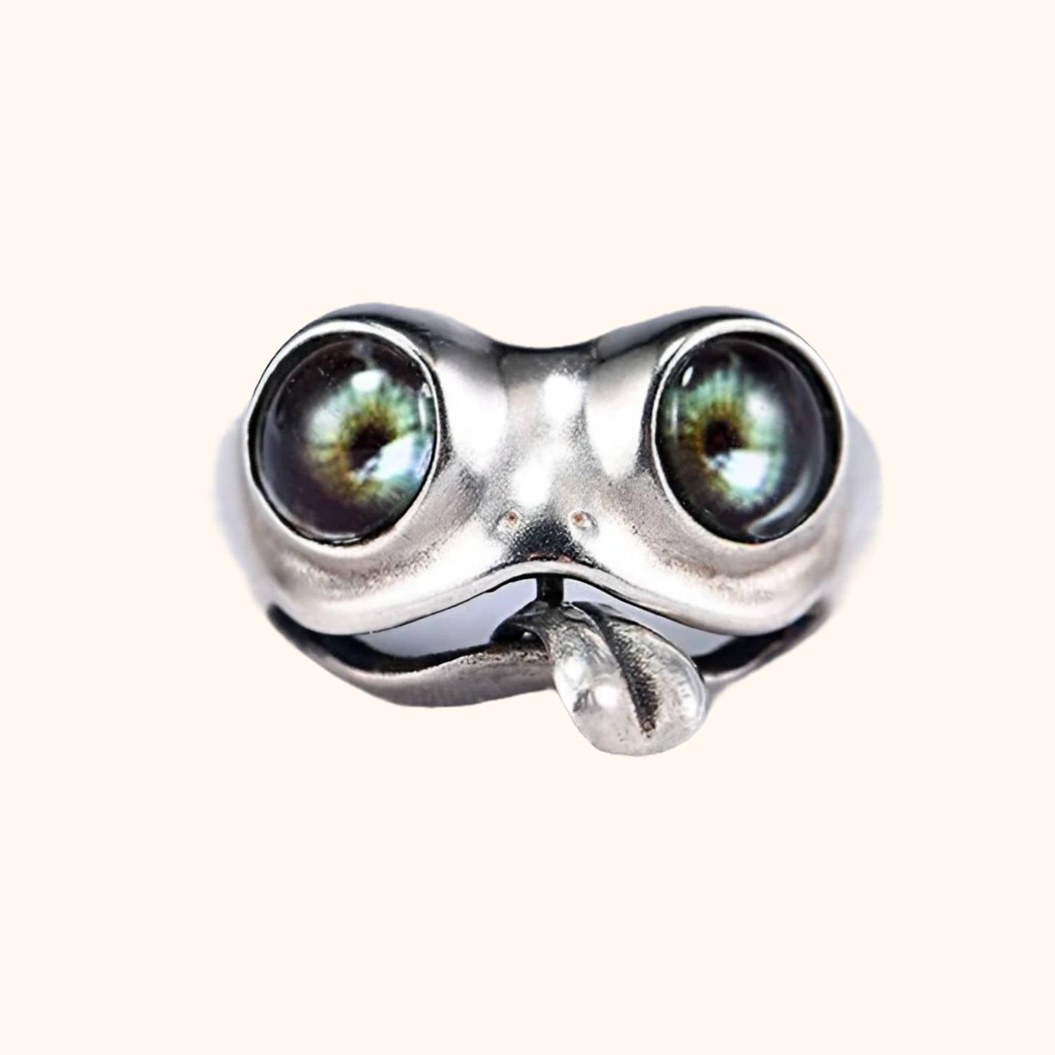 Bague la grenouille joyeuse
