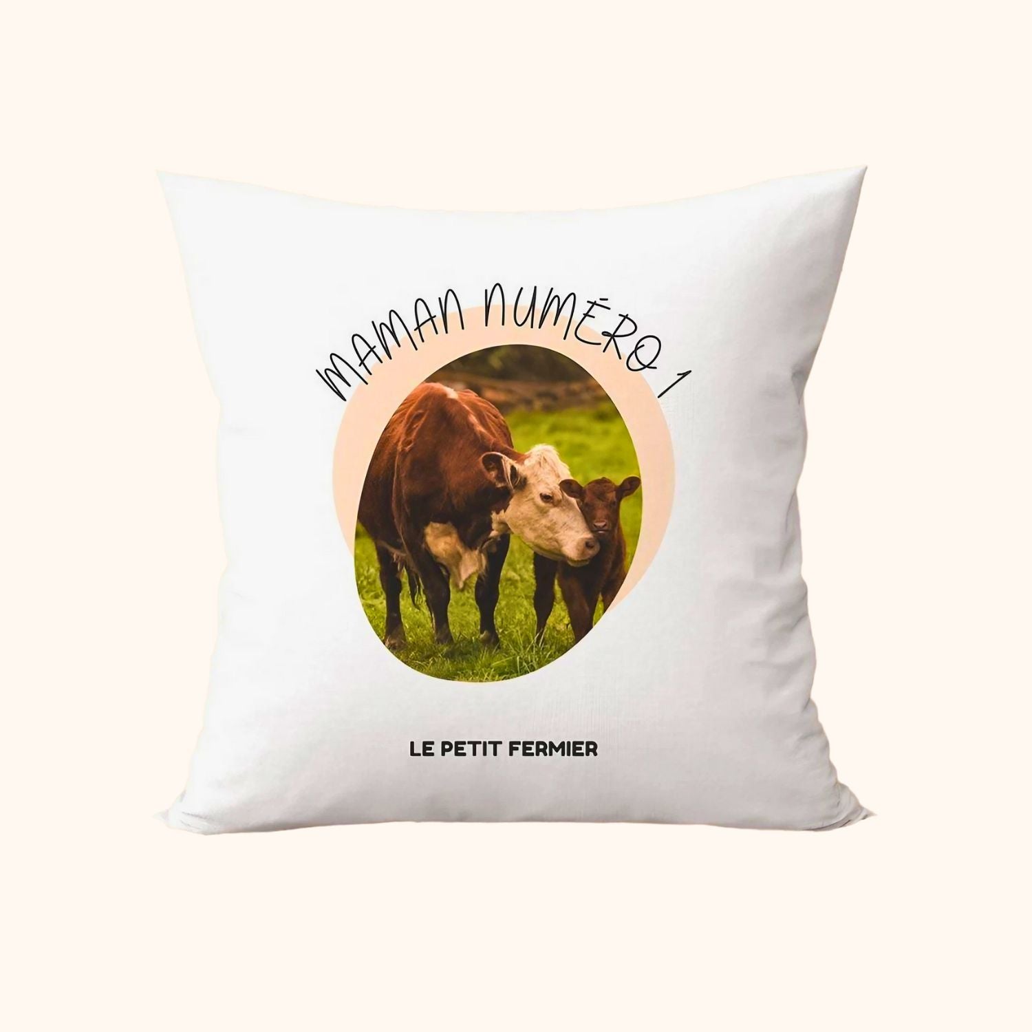 Housse de coussin maman numéro 1