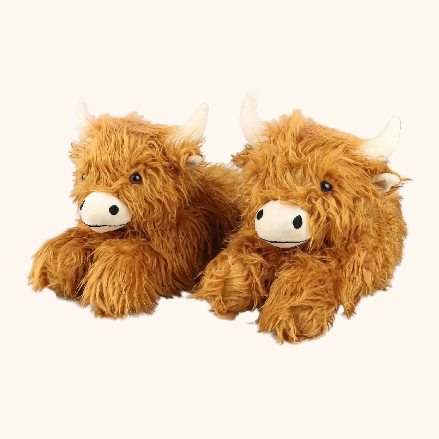 Chaussons Vache Highland, Chaussons Hiver Doux Et Chauds