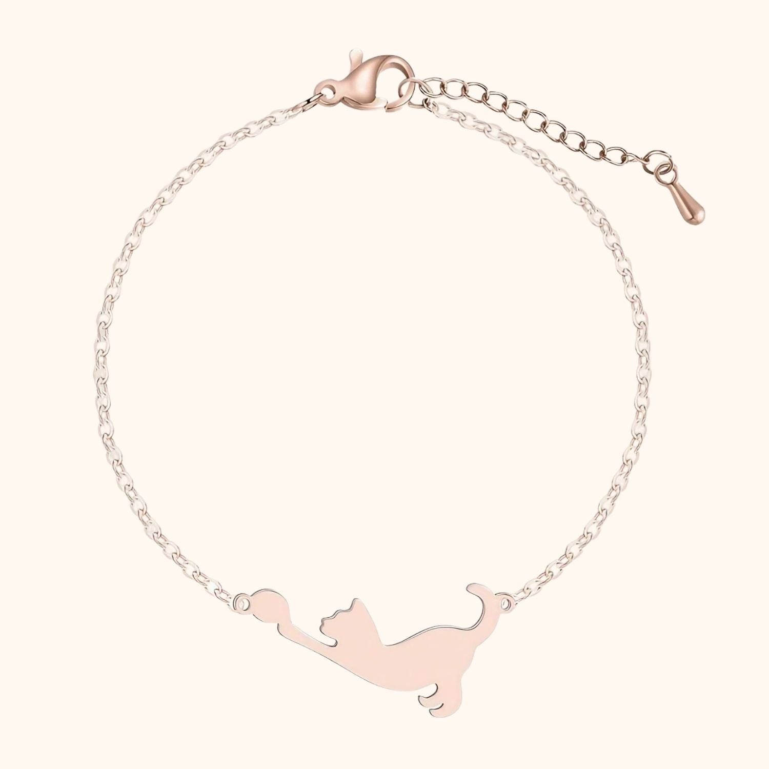 Bracelet rose gold chat