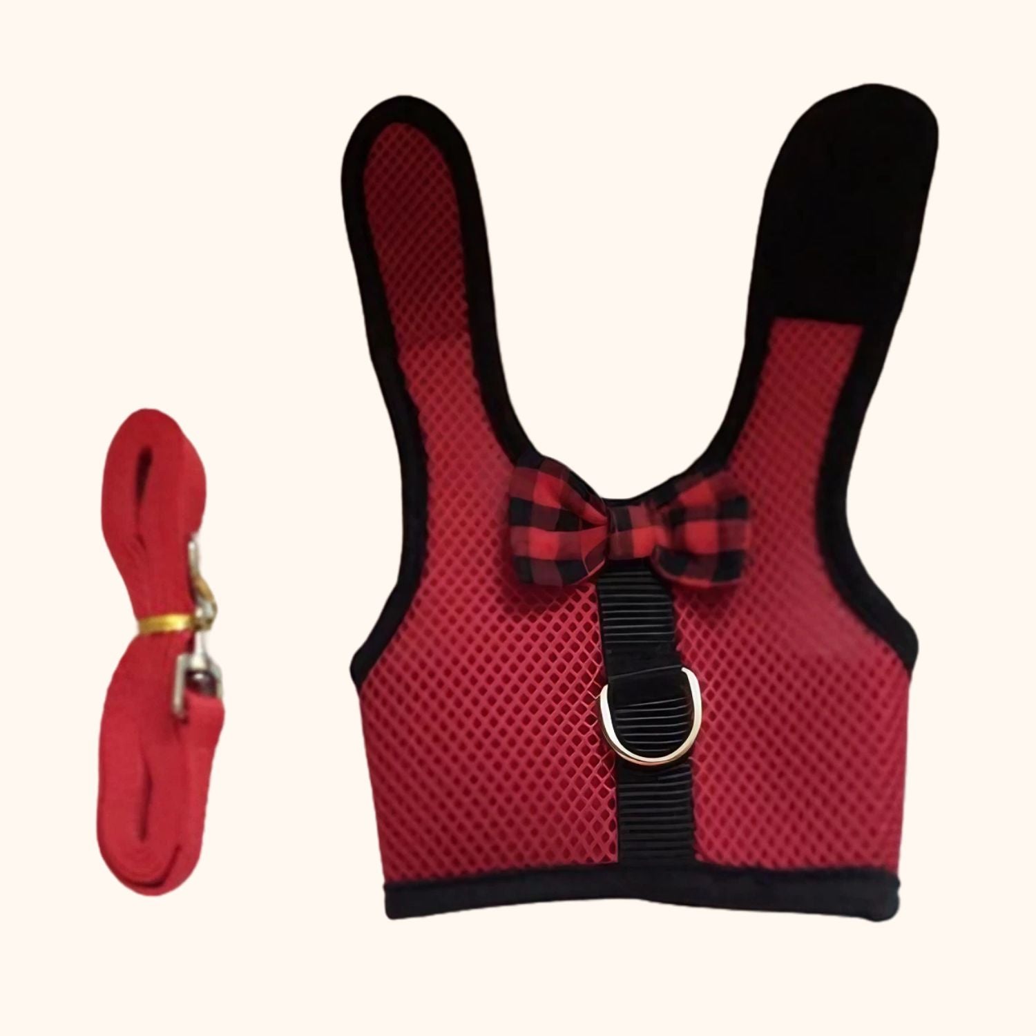 Harnais pour lapin avec laisse