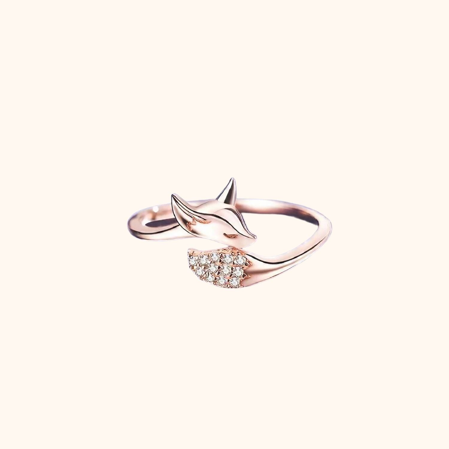 Bague le petit renard endormi