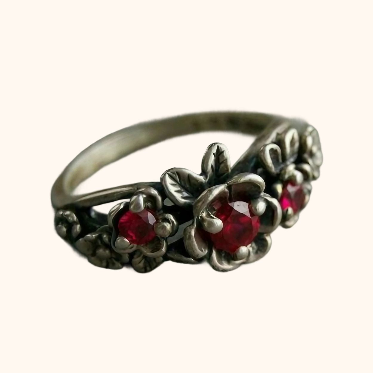 Bague en forme de fleur