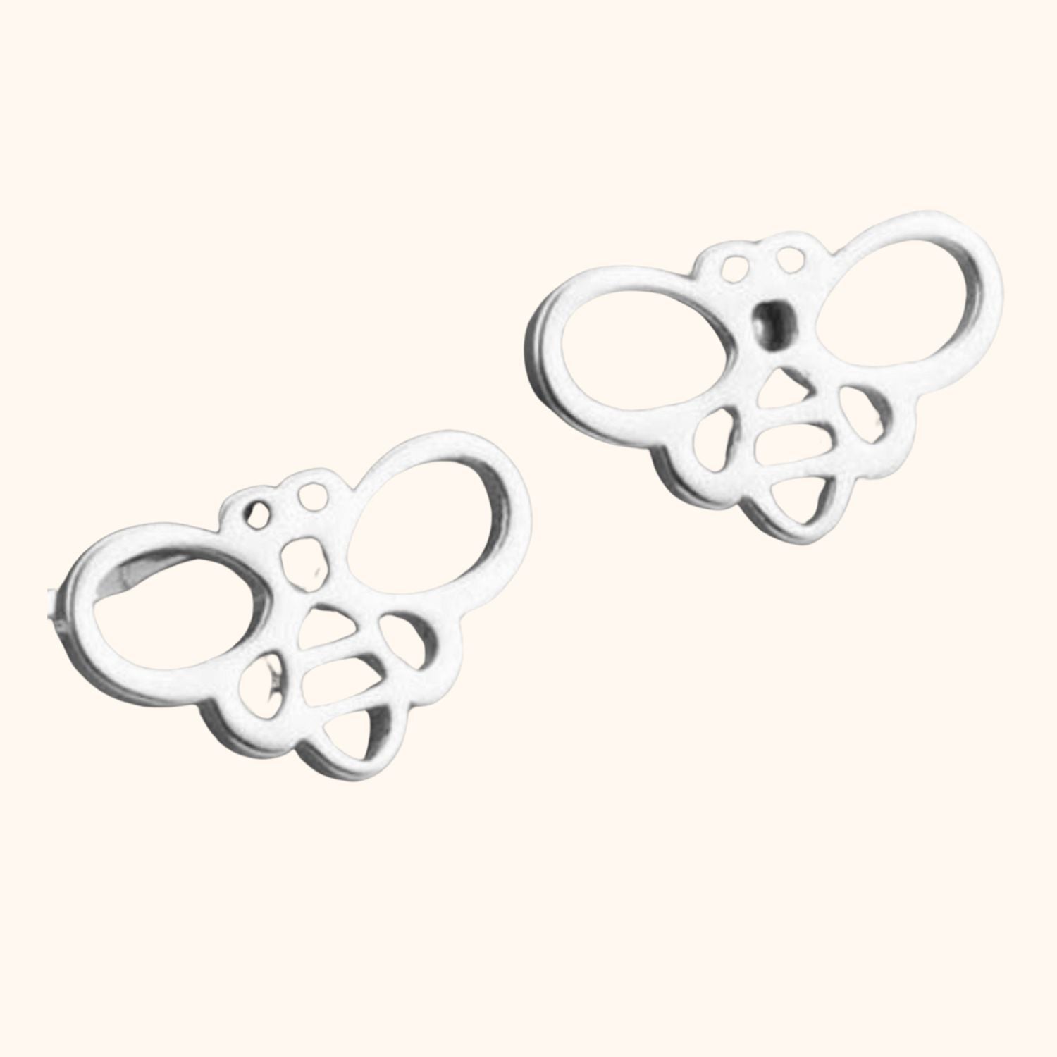 Boucles d'oreilles abeille