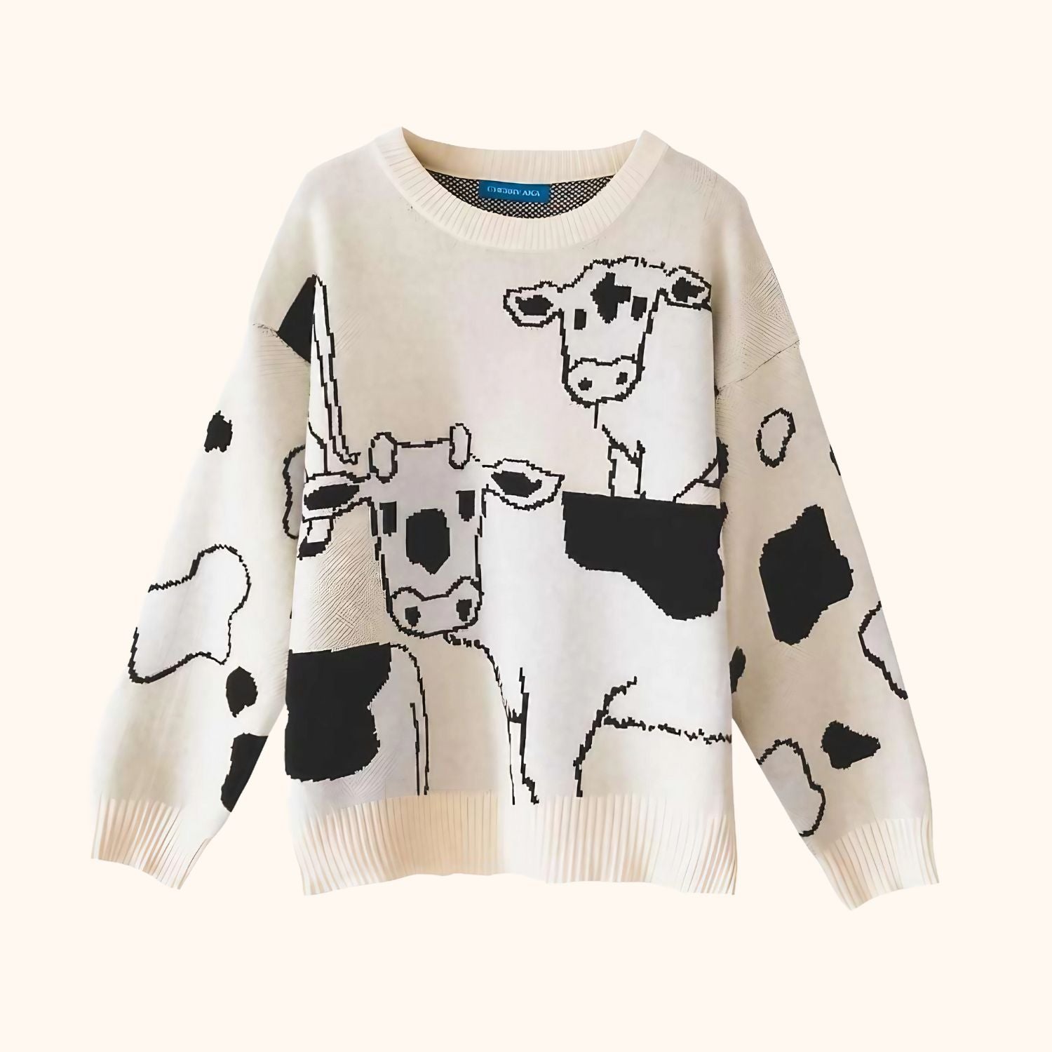 Pull-over vache cartoon