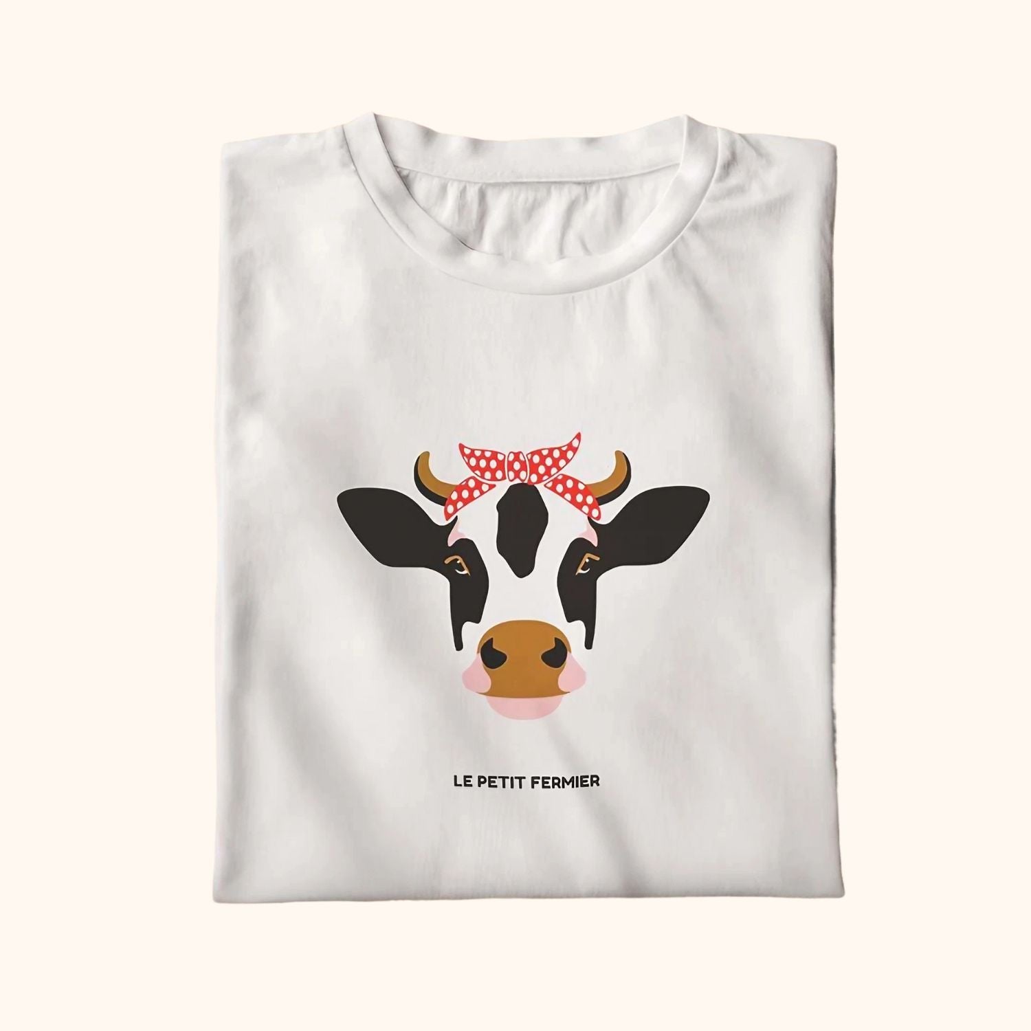 T-shirt homme vachette bandana