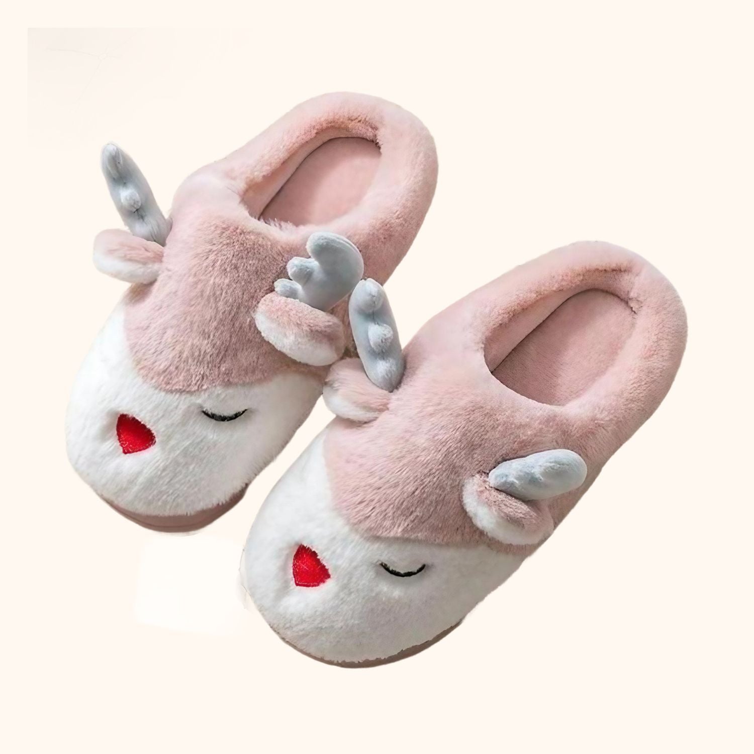 Chaussons tout doux cerf