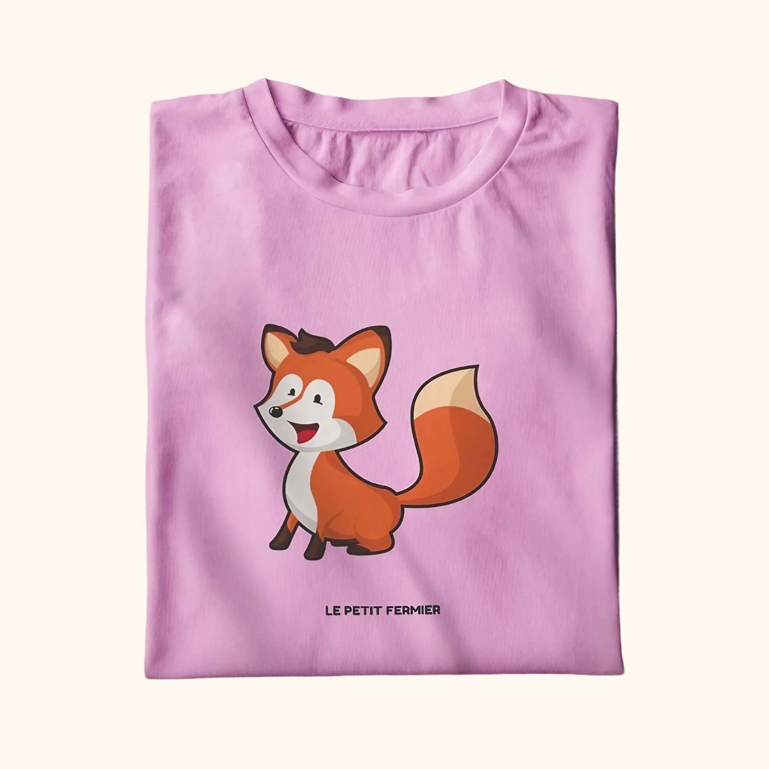T-shirt renard cartoon