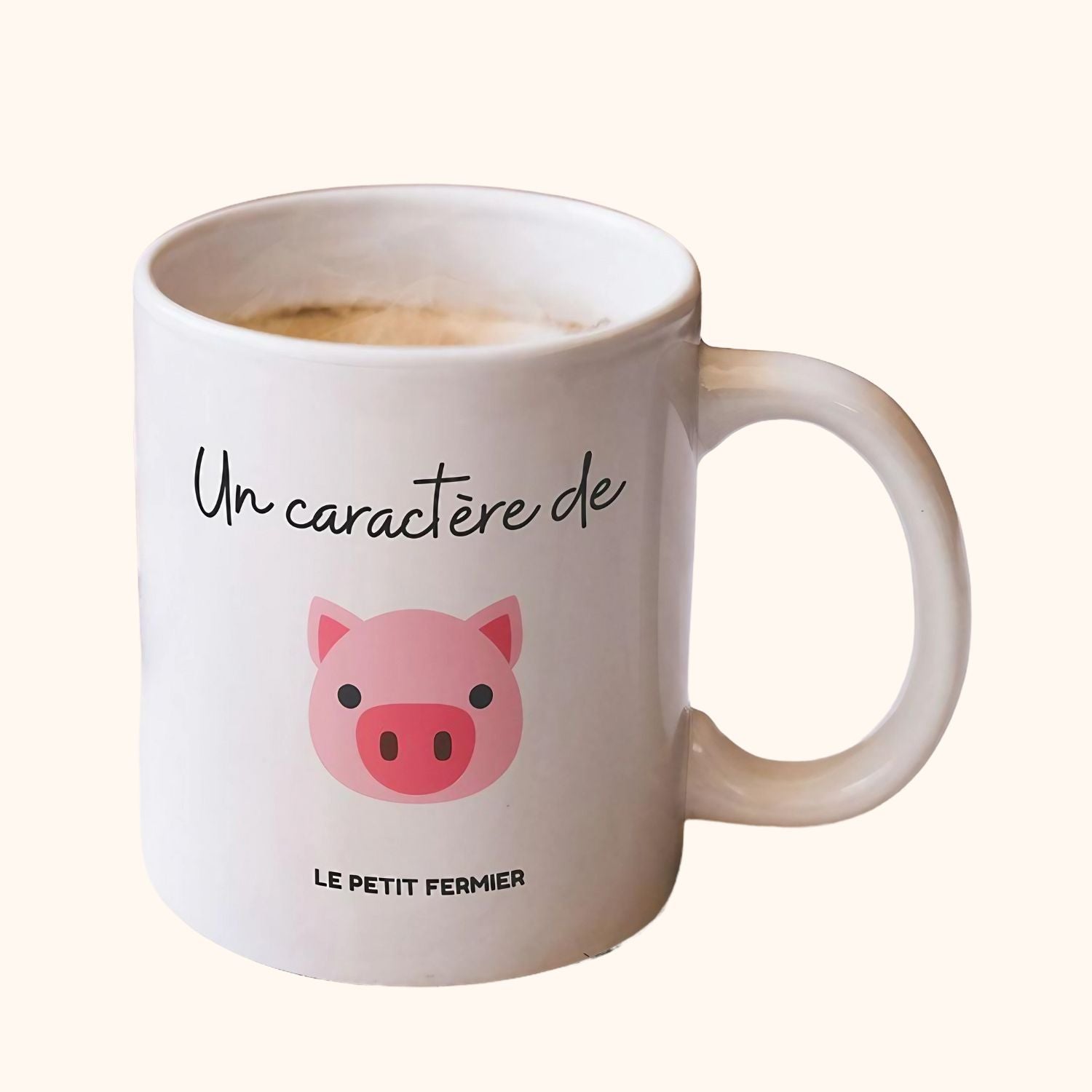 Mug caractère de cochon