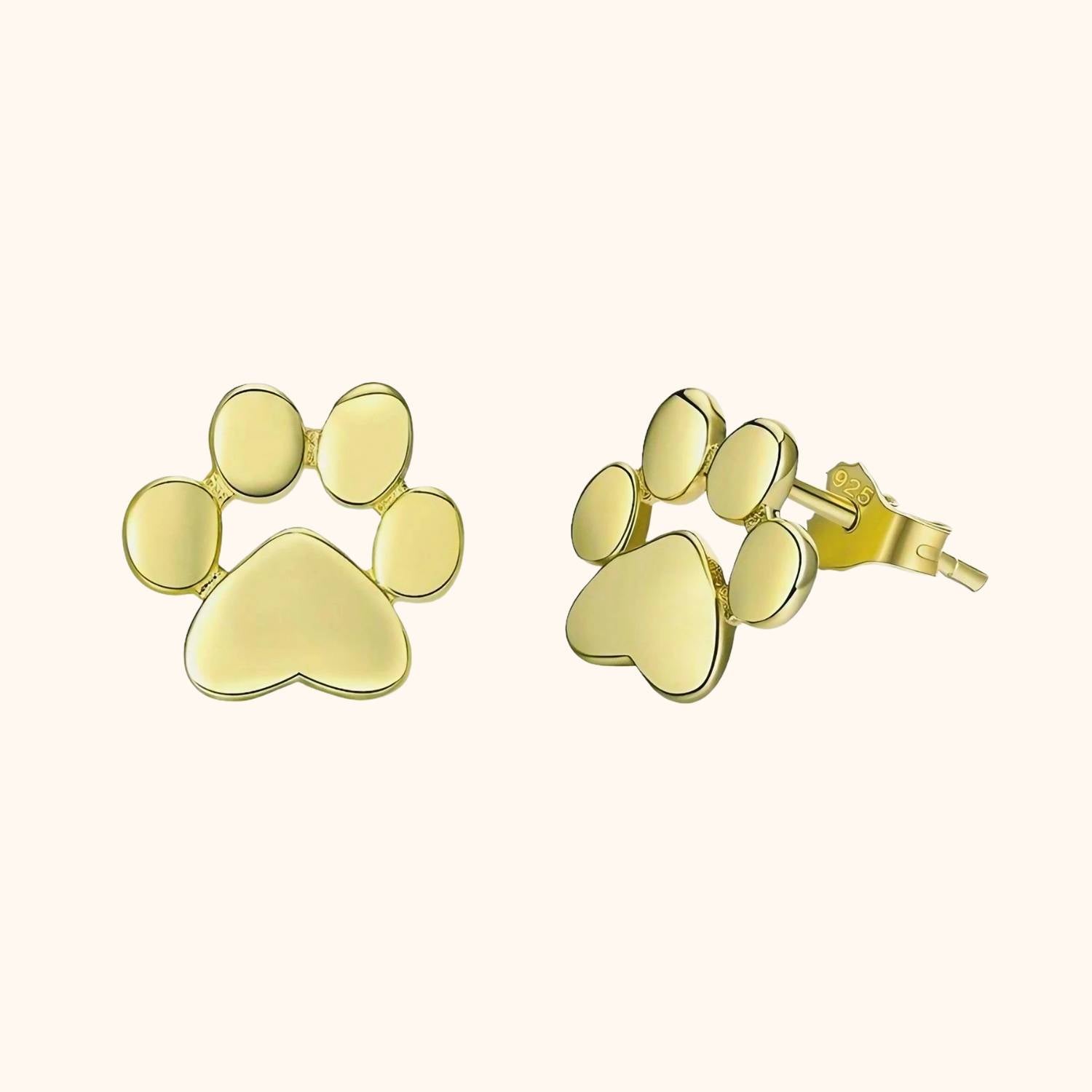 Boucles d'oreilles patte de chat