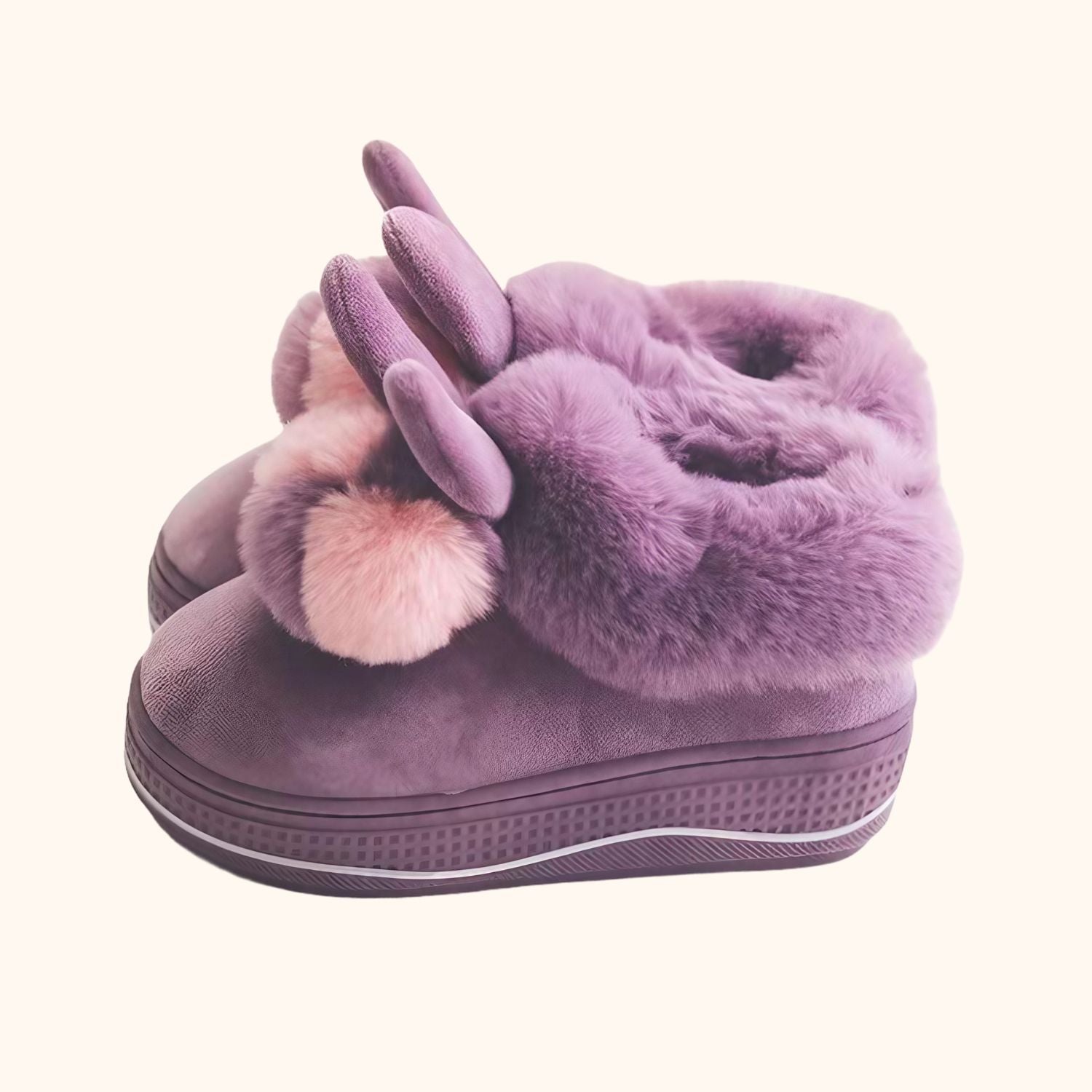 Chausson lapin taille haute