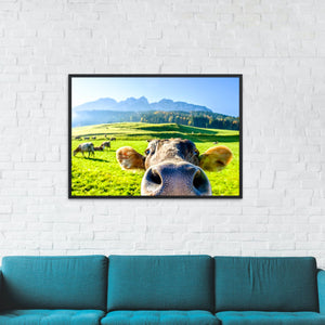 Peinture vache rigolote - Le Petit Fermier