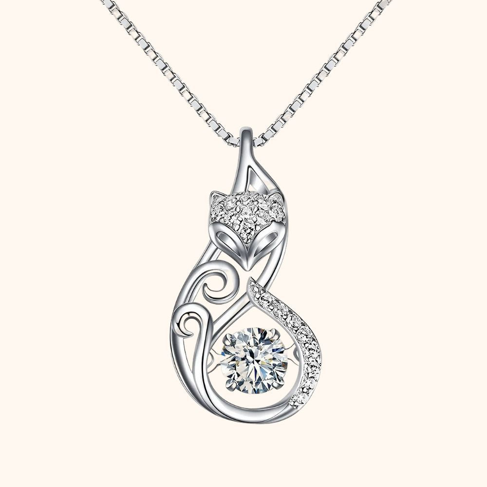 Pendentif renard argent