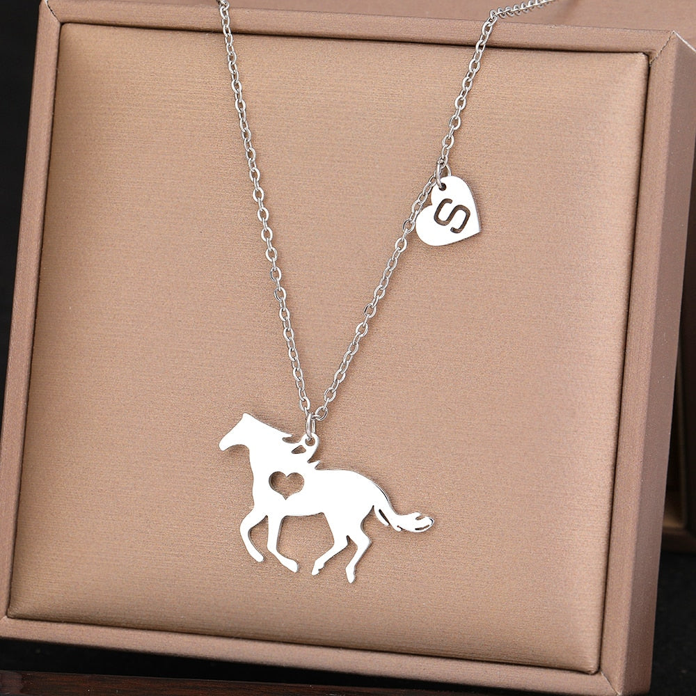 Pendentif cheval personnalisé - Le Petit Fermier
