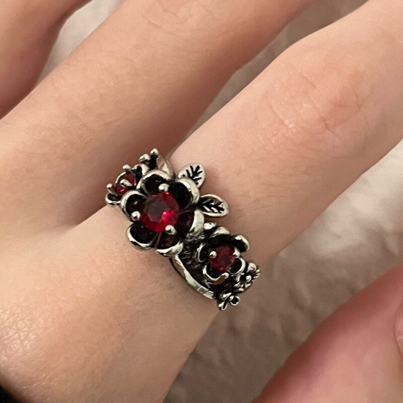 Bague en forme de fleur