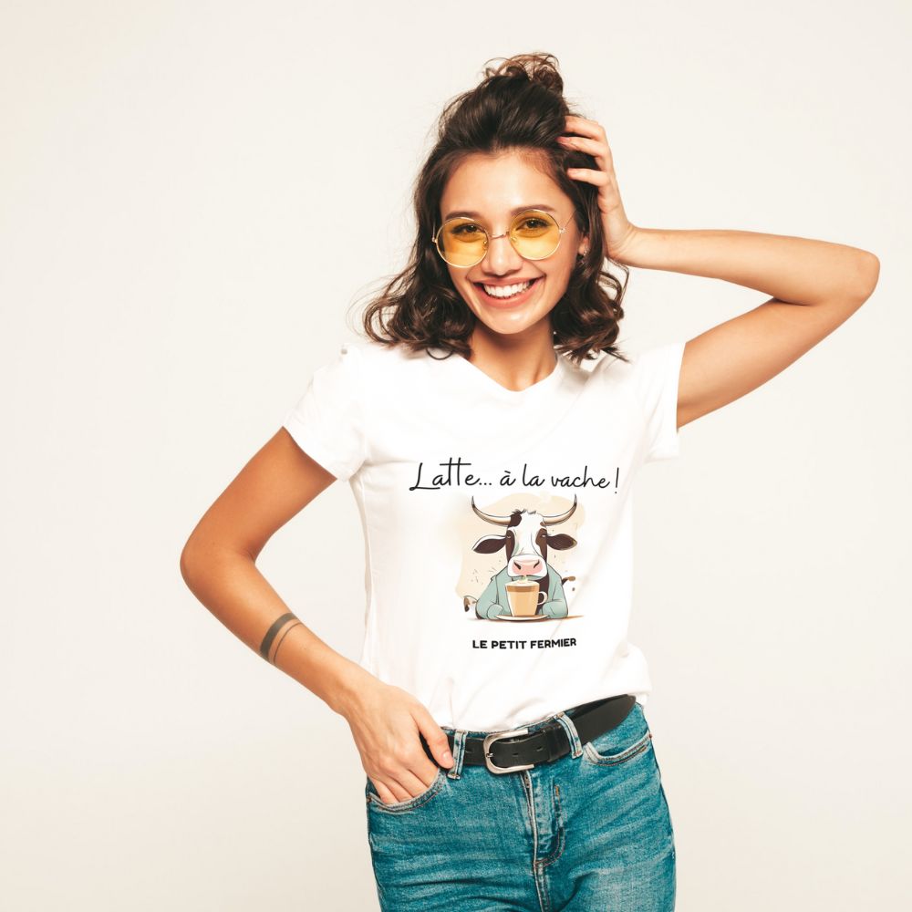 T-shirt Latte... à la vache !