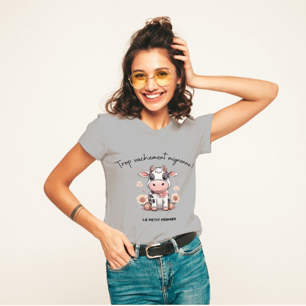 T-shirt vache mignonne