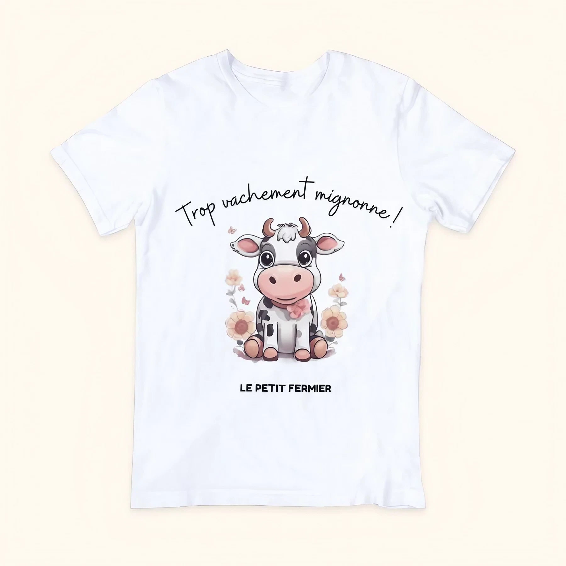 T-shirt vache mignonne