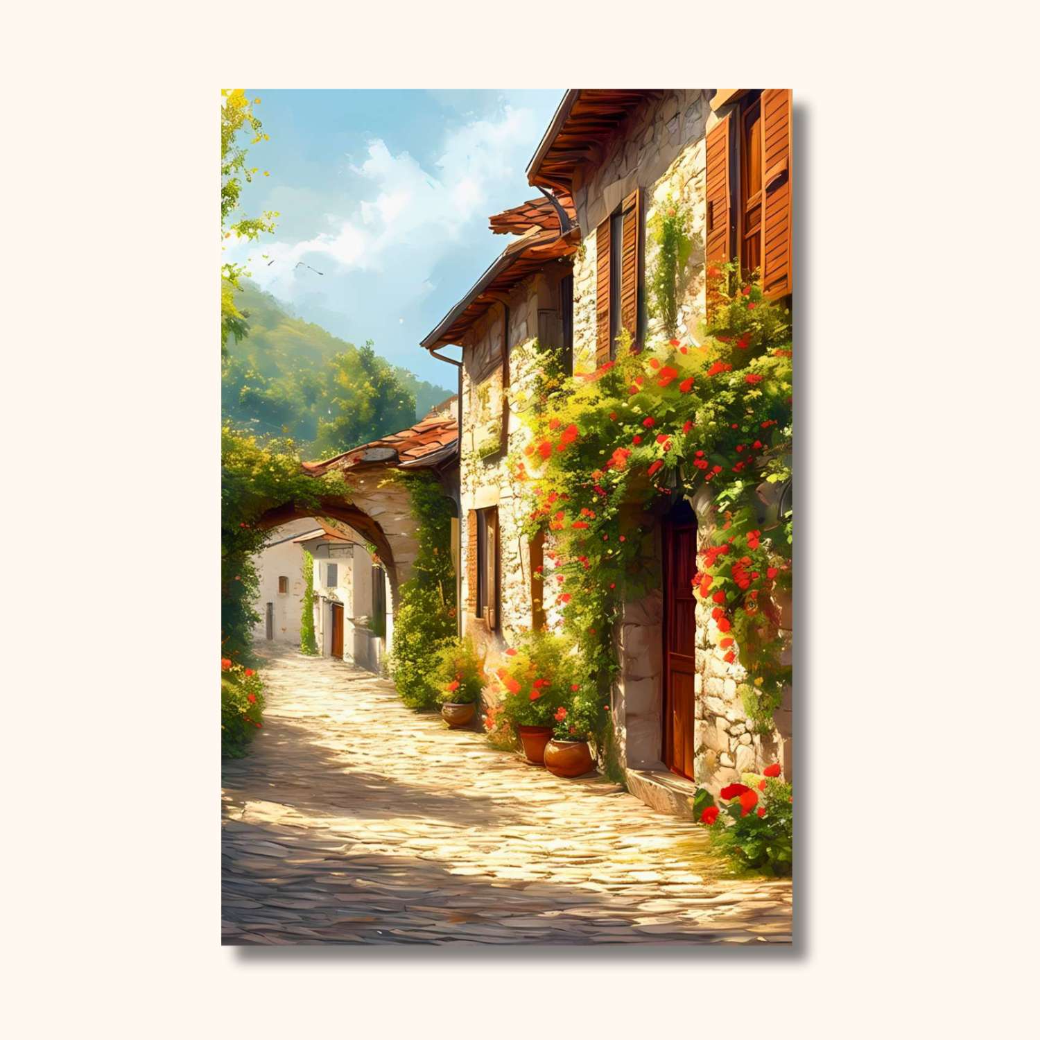 Tableau campagne chic CHARME DU VILLAGE