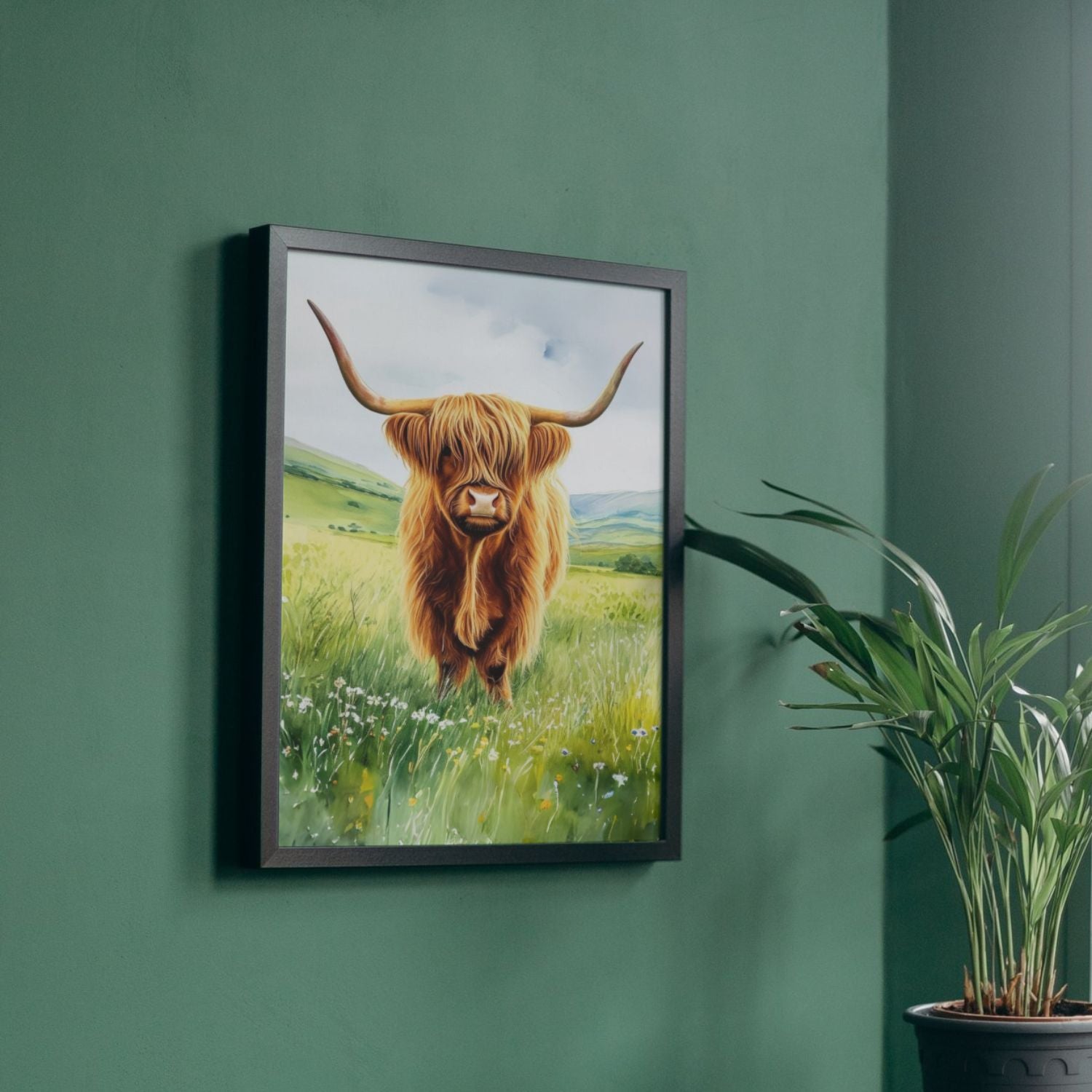Poster vache highland EUPHORIE