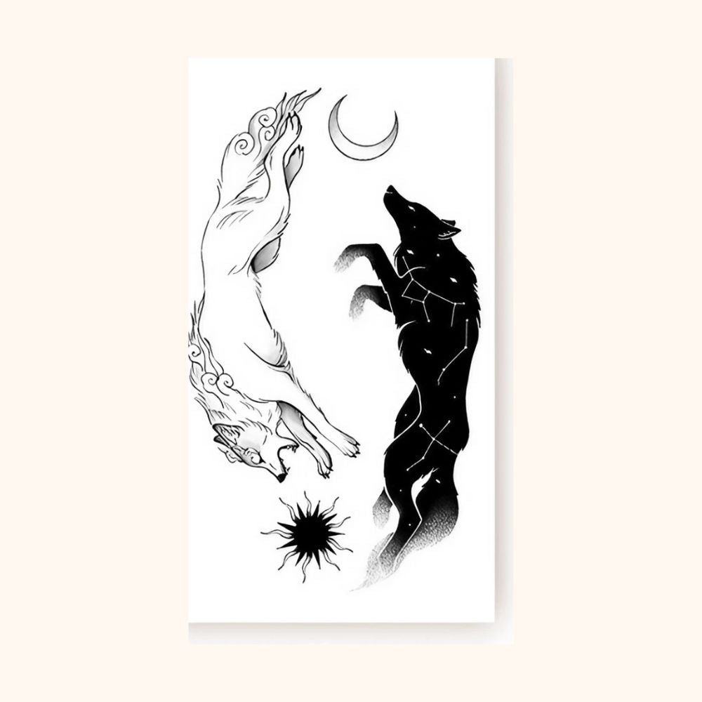Guirlande Fanions Animaux FRYETTS – 225 Cm, 10 Drapeaux Renard/cerf, Coton