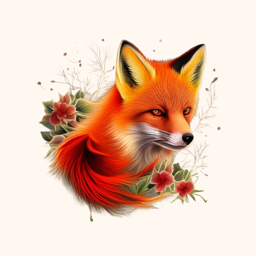 Tatouage renard japonais