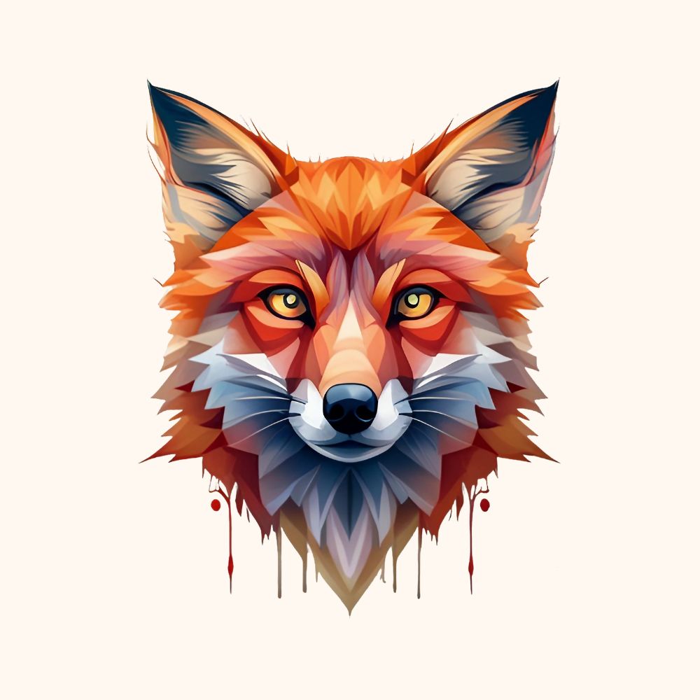 Tatouage tête de renard