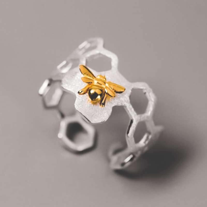 Bague abeille luxueuse - Le Petit Fermier