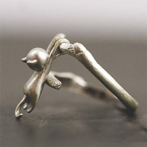 Bague ajustable petit chat - Le Petit Fermier