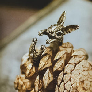 Bague antique lapin - Le Petit Fermier