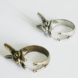 Bague antique lapin - Le Petit Fermier
