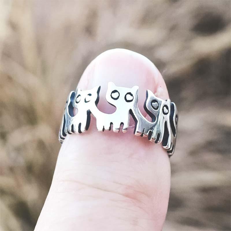 Bague chat pour femme - Le Petit Fermier