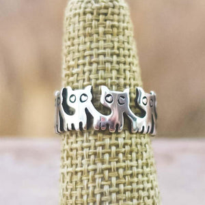 Bague chat pour femme - Le Petit Fermier