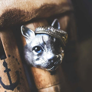 Bague chat pour homme - Le Petit Fermier