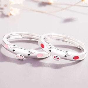 Bague cochon rouge redimensionnable - Le Petit Fermier