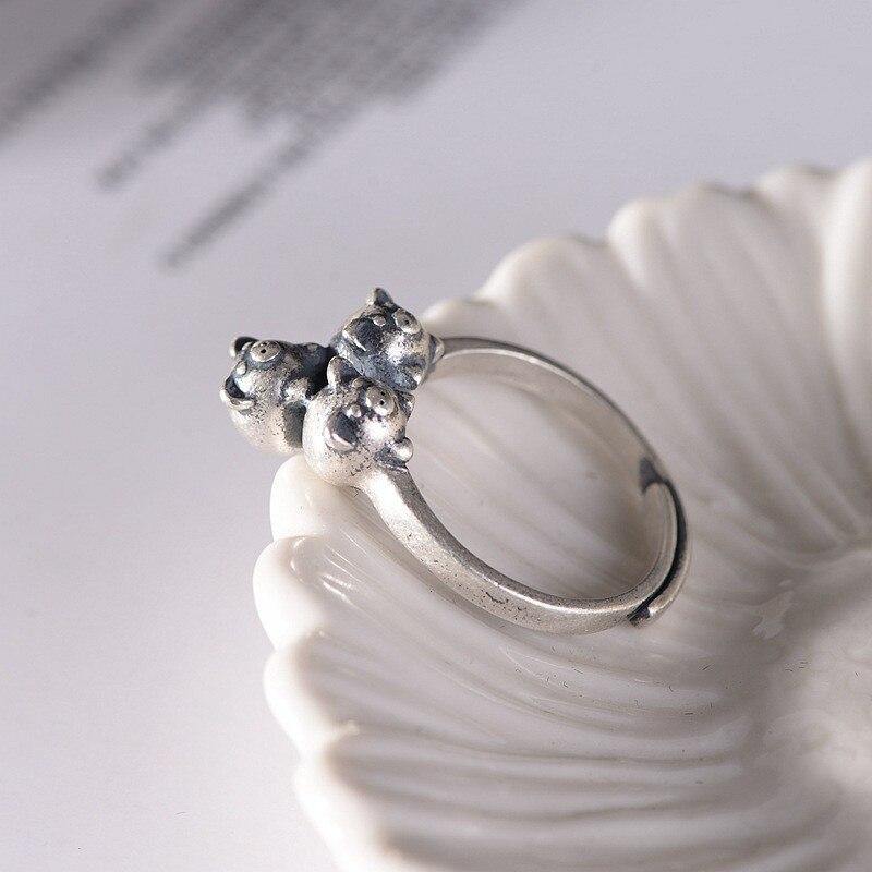 Bague en argent les 3 petits cochons - Le Petit Fermier