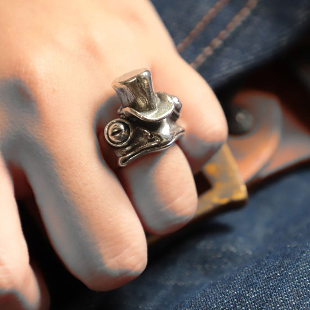 Bague la grenouille au chapeau - Le Petit Fermier