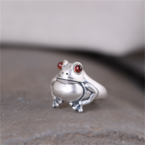 Bague la jolie grenouille qui coasse - Le Petit Fermier