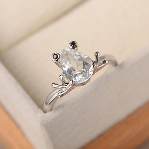 Bague la mignonne grenouille de cristal - Le Petit Fermier
