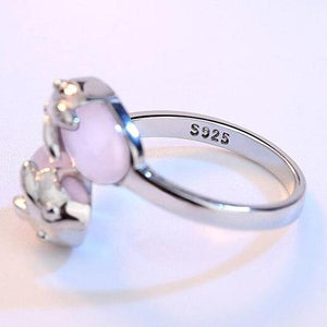 Bague lapin en quartz rose - Le Petit Fermier